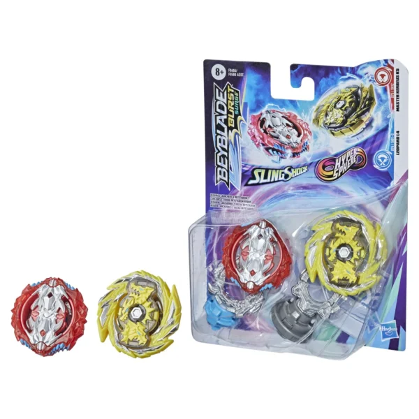 Beyblade Burst Surge Master Kerbeus K5 y Leopardo L4 - Imagen 3