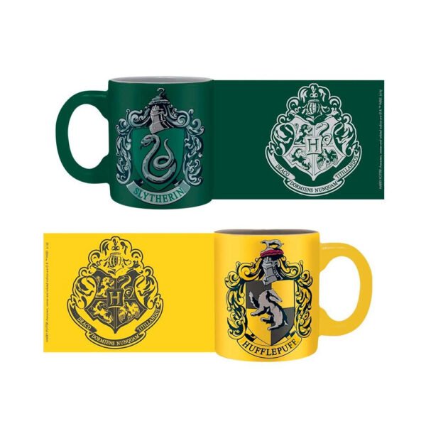 Dos Tazas Expresso Harry Potter Slytherin y Hufflepuff - Imagen 2