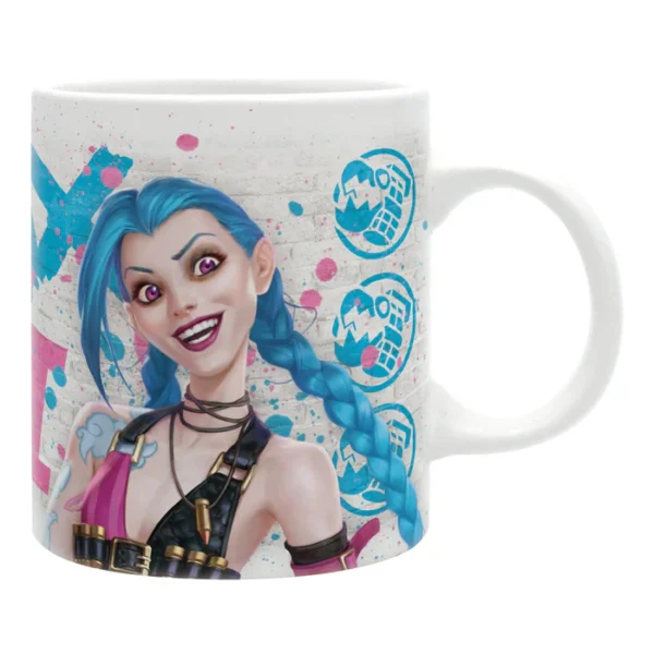 Mug cerámica League of Legends [Arcane] - Vi vs. Jinx - Imagen 3
