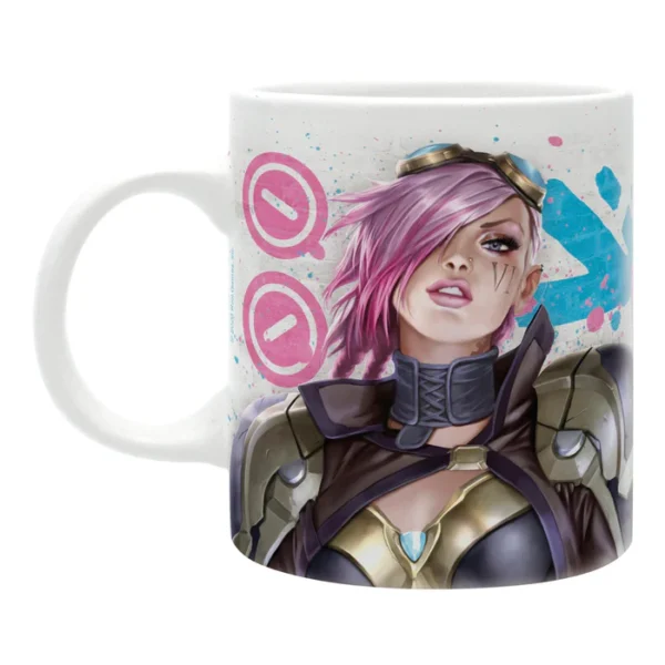 Mug cerámica League of Legends [Arcane] - Vi vs. Jinx - Imagen 2