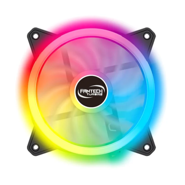 Ventilador Fantech  FAN RGB FC-124 Turbine Dual Side Illuminated