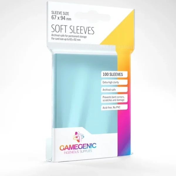 Protectores Gamegenic: Soft Sleeves transparente